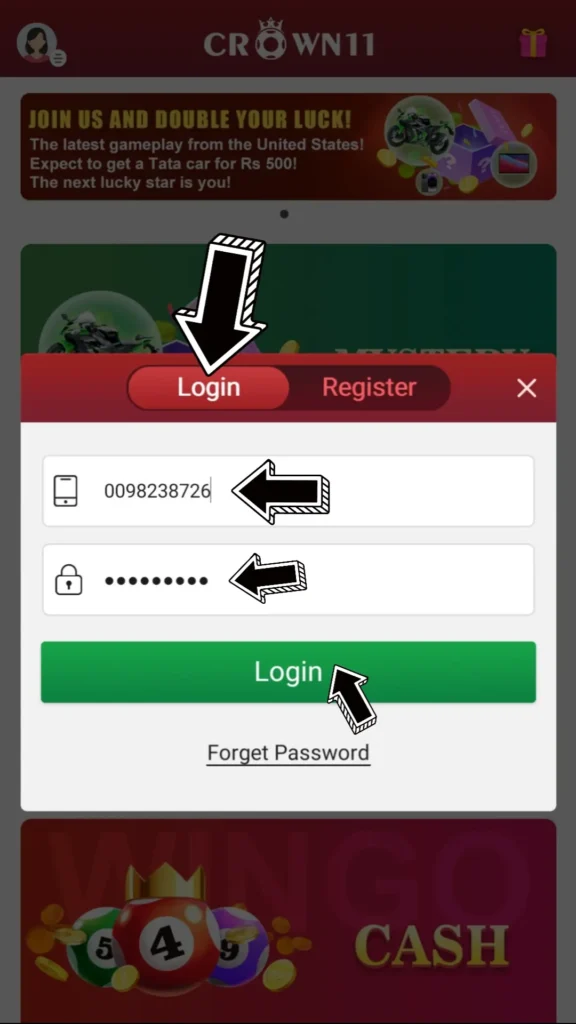 Crown 11 App Login